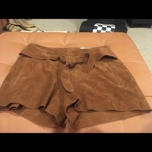 Sezàne leather suede shorts size Us 4 Euro 36